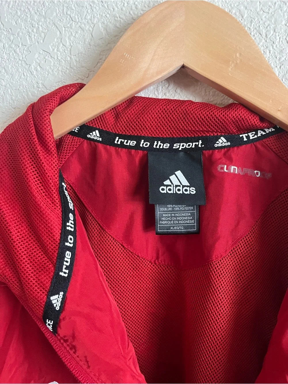 Adidas Nebraska Cornhusker Women’s Windbreaker - Picture 3 of 11